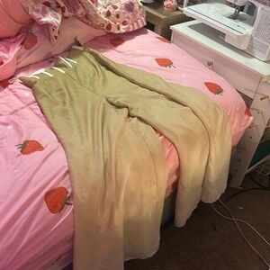 Stylish Tan Wide-Leg Pants